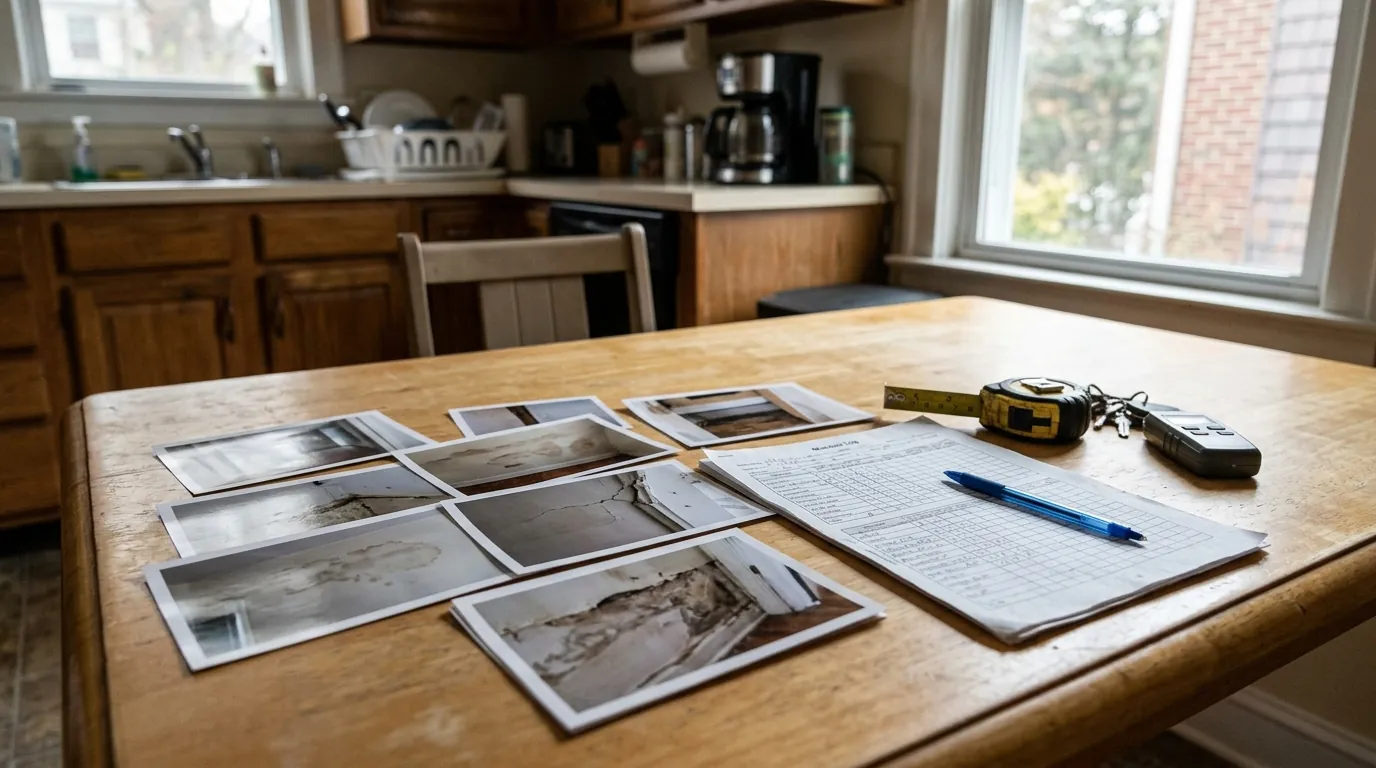 Printed damage photos